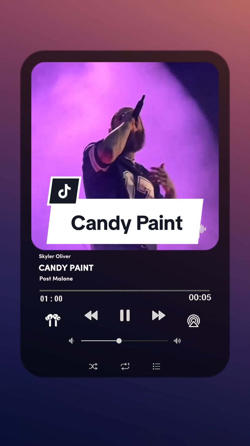 Candy Paint - Post Malone @postmalone #candypaint #postmalone #Flashback #song #fypviralシ #fypage #fyp 