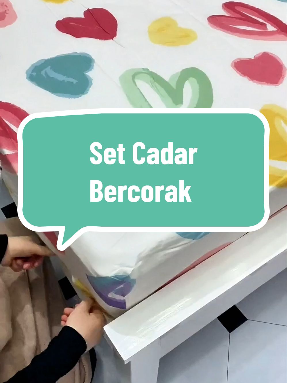 Set Cadar Bercorak Cantik QUEEN size 4in1 #cadar #cadarbercorak #cadarcantik #cadarmurah #cadarviral #cadarqueen #cadarqueenmurah #cadar4in1 #bedding #beddingsets #bedsheet #bedsheets #doublec 