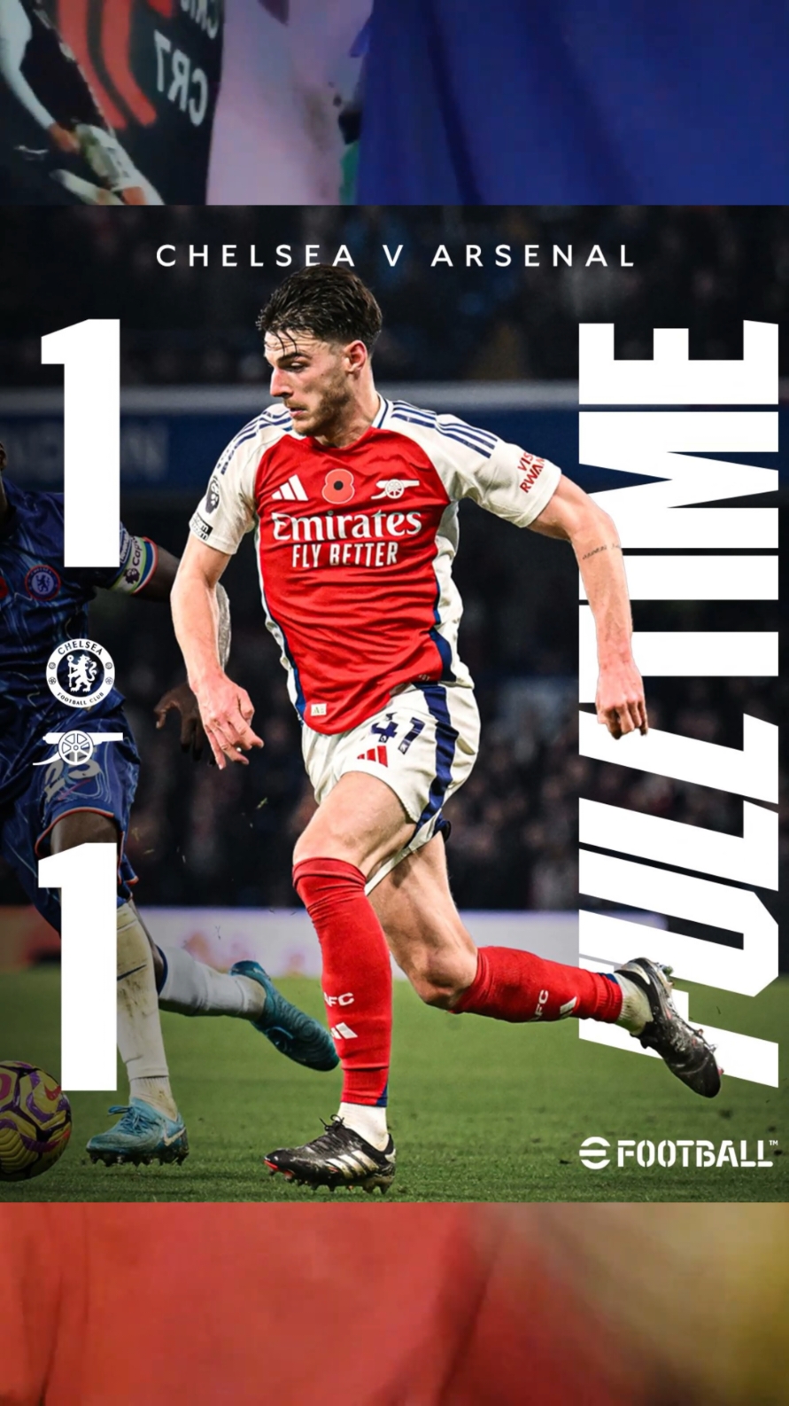 Empate entre el Chelsea y el Arsenal #emmanuelsanchez_7 #futbol #arsenal #havertz #chelsea #PremierLeague 