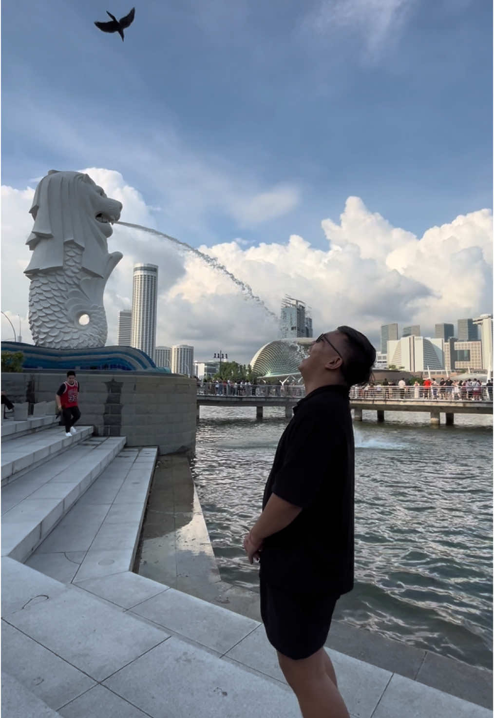 aliw talaga dito sa Merlion haha 