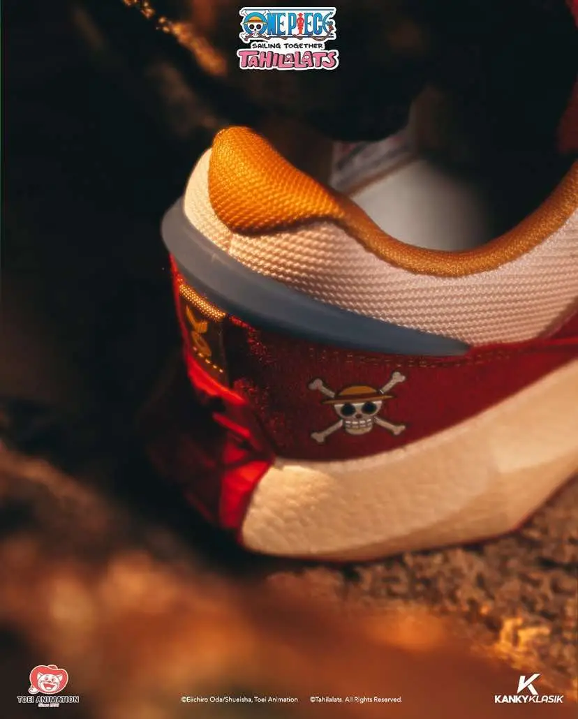 Catch the details! Each pair in this One Piece X Tahilalats X Kanky Klasik collab blends the fearless spirit of One Piece, Tahilalats’ playful touch, and Kanky’s signature style. 🏴‍☠️ Exclusive showcase Tanggal 9 November 2024 at @3SECOND Store Bandung Martadinata 🏴‍☠️Online release Tanggal 12 November 2024 at Shopee Official Sepatu Kanky 🏴‍☠️Offline release Tanggal 12 November 2024 at 3second Store Bandung Martadinata Set your calendars, let’s set sail together! The journey has been started 🏴‍☠️⚓️ #movewithkanky #sepatukanky #onepiecextahilalats #KankyKlasik