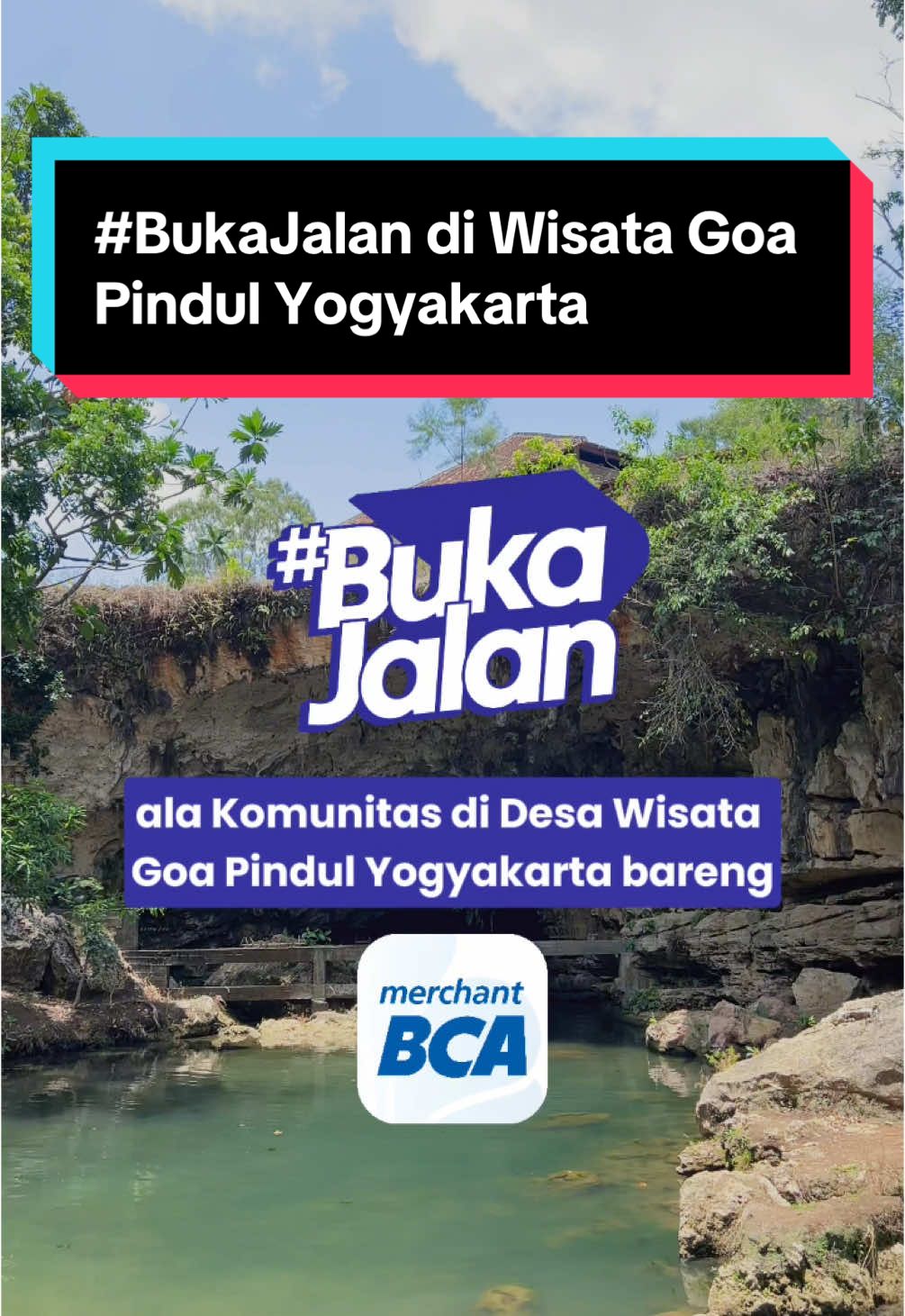 Aplikasi Merchant BCA bisa bantu Panca Wisata Goa Pindul dalam monitoring transaksi dan pembuatan laporan bulanan.  Yuk, #BukaJalan usahamu juga dengan download aplikasinya sekarang! Cek selengkapnya di bca.id/merchanbca