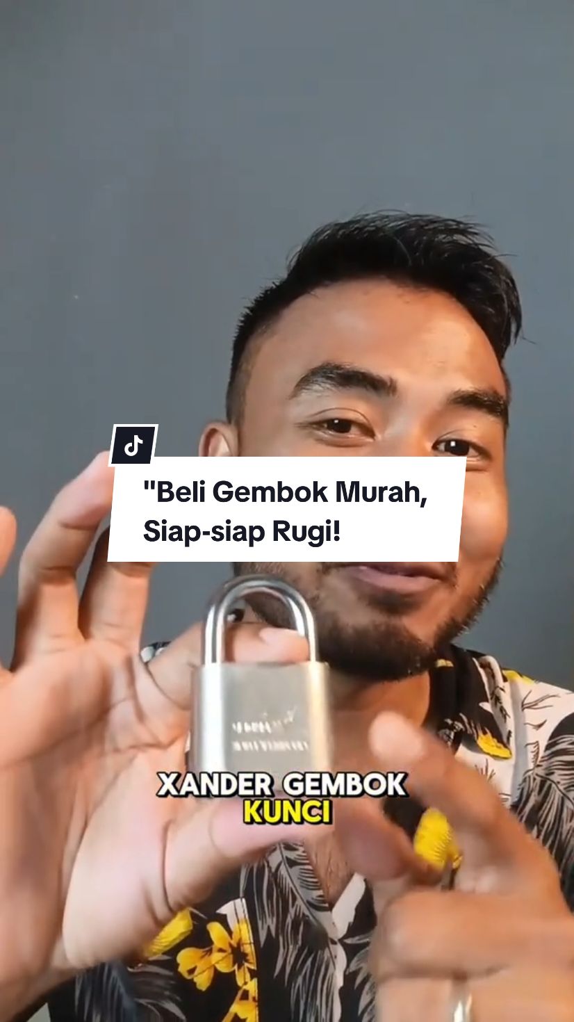 Pernah beli gembok murah tapi gampang rusak? Gembok yang cepat rusak justru bikin keamanan jadi taruhannya! Coba bayangin pakai gembok yang awet, kuat, dan nggak mudah rusak! Bisa diandalkan kapan pun dibutuhkan. Xander Gembok Kunci Peluru ini tahan lama dan kuat, dengan material besi berkualitas dan 3 kunci cadangan, bikin hidup lebih tenang. Jangan ragu untuk rekomendasikan ke teman, like, dan follow akun ini! Langsung klik keranjang kuning buat keamanan ekstra! #GembokTerbaik #KeamananRumah #AntiMaling #PengamanEkstra #gembokbesi 