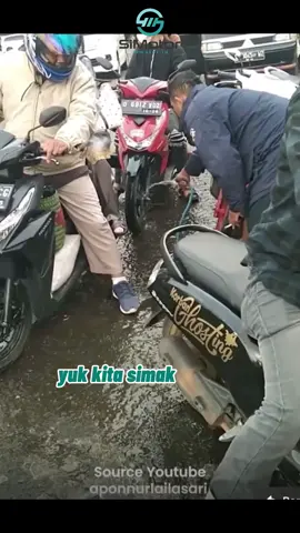 🚨 Biar adem, tapi fatal! Jangan pernah siram rem panas pake air, bisa bikin rem blong!  #fyp #fypシ #simotor #sipalingmotor #remblong #rempanas 