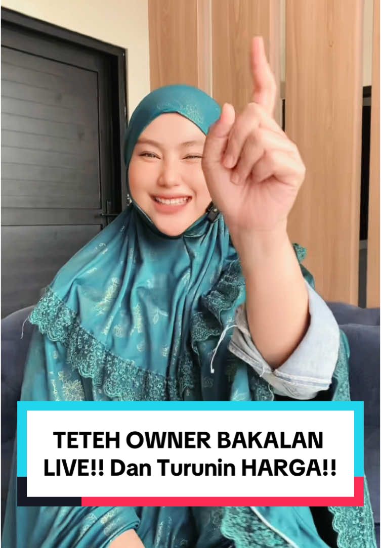 Teteh Owner bakal Live jam 6 sekarang! 🎉 Jangan lewatkan kesempatan buat ngobrol langsung, lihat koleksi mukena terbaru, dan tentunya ada kejutan promo spesial yang cuma bisa kamu dapetin di Live kali ini! 🔥 Yuk, join sekarang biar nggak ketinggalan!  Sakura Baru Nyaman dalam beribadah #sakurabaru #fyp #wibgajian #mukenasakurabaru #promo1111 #guncang1111 #mukena #viral #MukenaShanum #seru #LiveTikTok #PromoSpesial #MukenaEksklusif #TetehOwnerLive