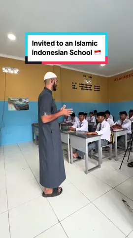 Invited to an islamic Indonesian school 🇮🇩 #fyp #foryoupage #indonesia #islam #muslim #alhamdulillah 