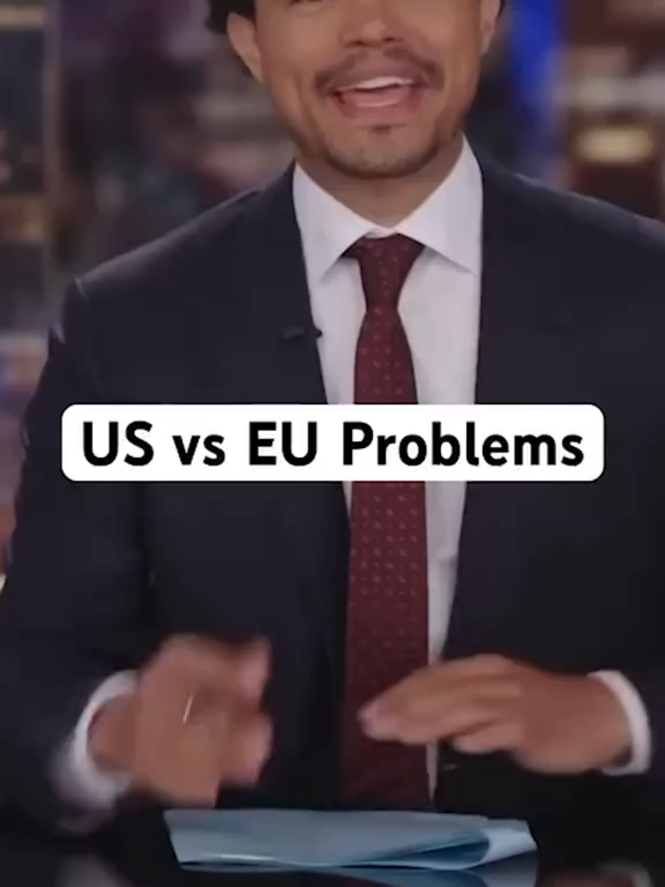 TREVOR NOAH über EUROPÄISCHE PROBLEME 🤣#usa_tiktok #europa #culture  #comedyvideo