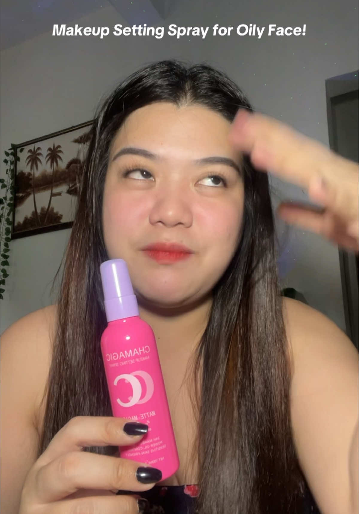 Seeting Spray : @KRIS BURN 🔥  #makeupsettingspray #settingspray #lastlong #fyp #viral #trending 