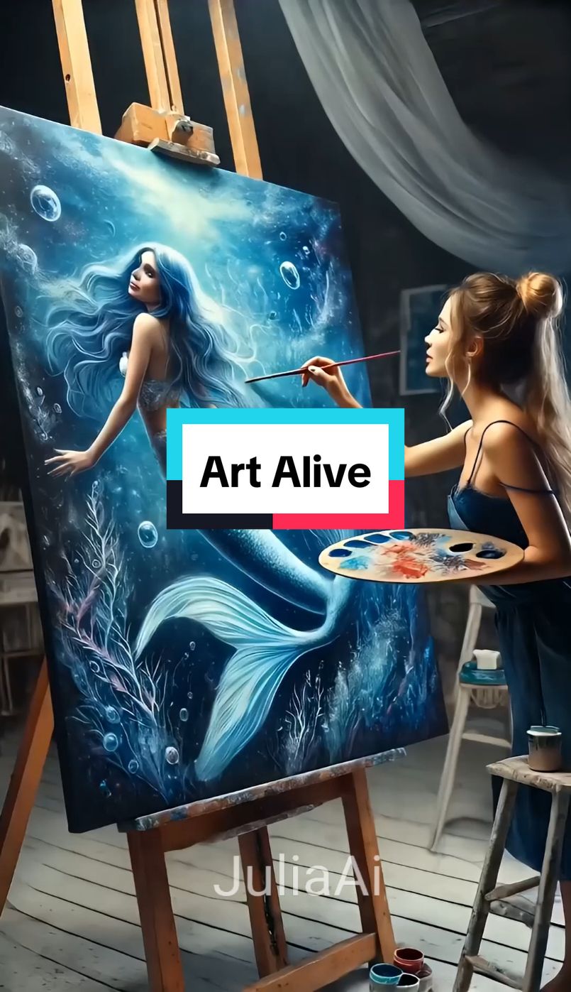 Step into a world where art breathes, moves, and dances beyond the canvas. Experience the magic of paintings coming to life in this enchanting journey! #ArtAlive #EnchantedCanvas #LivingArt #MagicalMoments #CreativeJourney #ai #aiart #aigenerated 