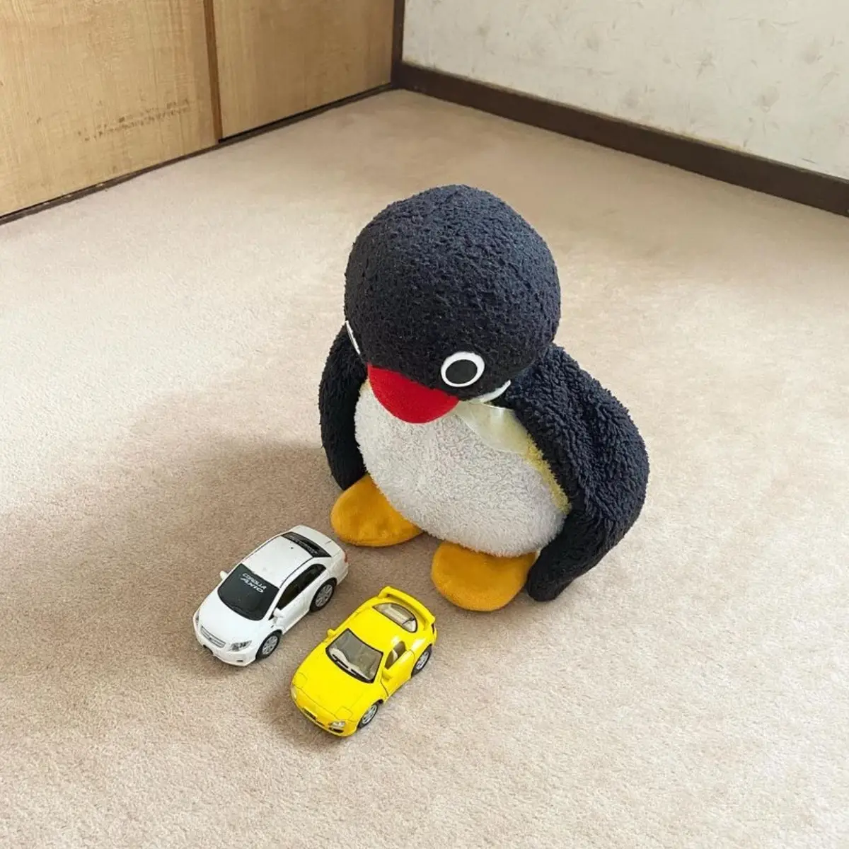 #ピングー #pingu #ぬい撮り #ペンギン #penguin #🐧 #車 #car #stuffedanimals #plushies #nootnoot #japan 