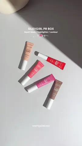 liquid blush, highlighter and contour cantik ni from @SILKYGIRL_Malaysia 🌸✨💅🏻 #silkygirlcosmetics #ilovesilkygirl #silkygirlmalaysia 