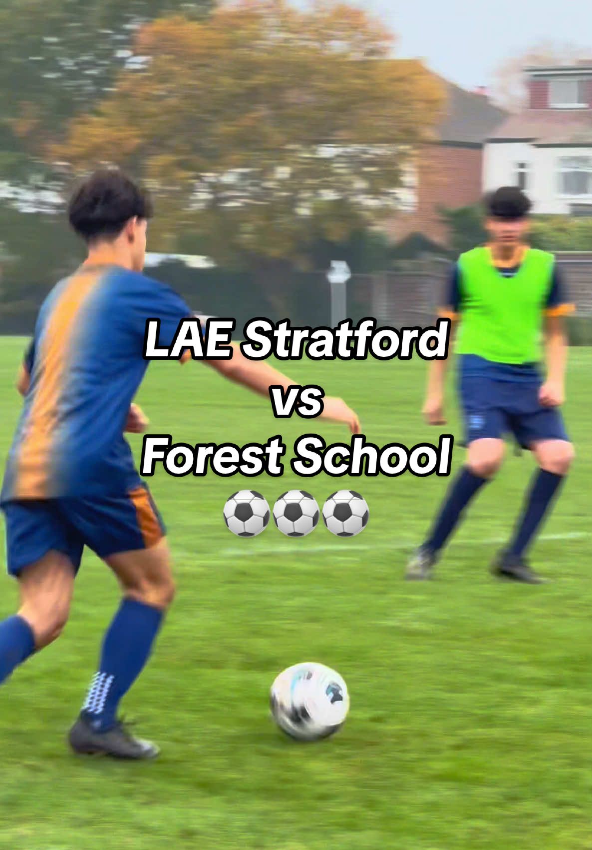 Our Football Team played their first match in their new kit last week against Forest School! ⚽️ A huge thanks to RG Group for sponsoring us🤌🏼 (and for building our new school site!) #football #forestschool #matchday #goal #laes 
