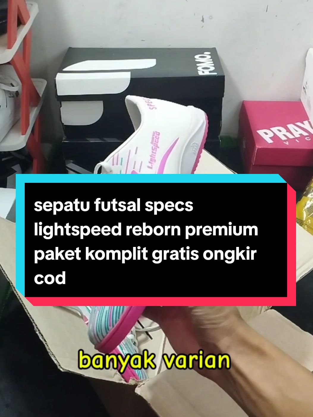 Membalas @afaiya8005 nih ka, sepatu futsal specs lightspeed reborn premium paket komplit gratis ongkir cod #sepatufutsalmurah #sepatufutsaloriginal #specs #futsalputri #futsalplayer #futsalindo #foryou #fypシ 