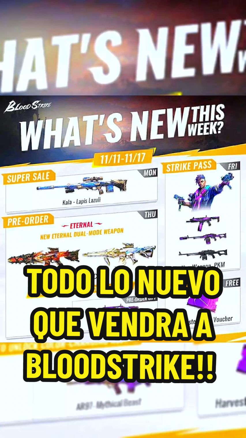 😱TODO LO NUEVO QUE LLEGARA A BLOODSTRIKE💥!!! #bloodstrike #fyp #parati #bloodstrikecc #bloodstrikepartner #noticias #gamers #bloodstrikeclips #bloodstrikelatam #VoiceEffects 