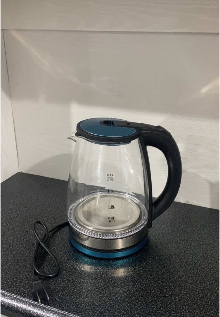 2L glass electric kettle ✨ #fypシ゚ #foryou #electrickettle 