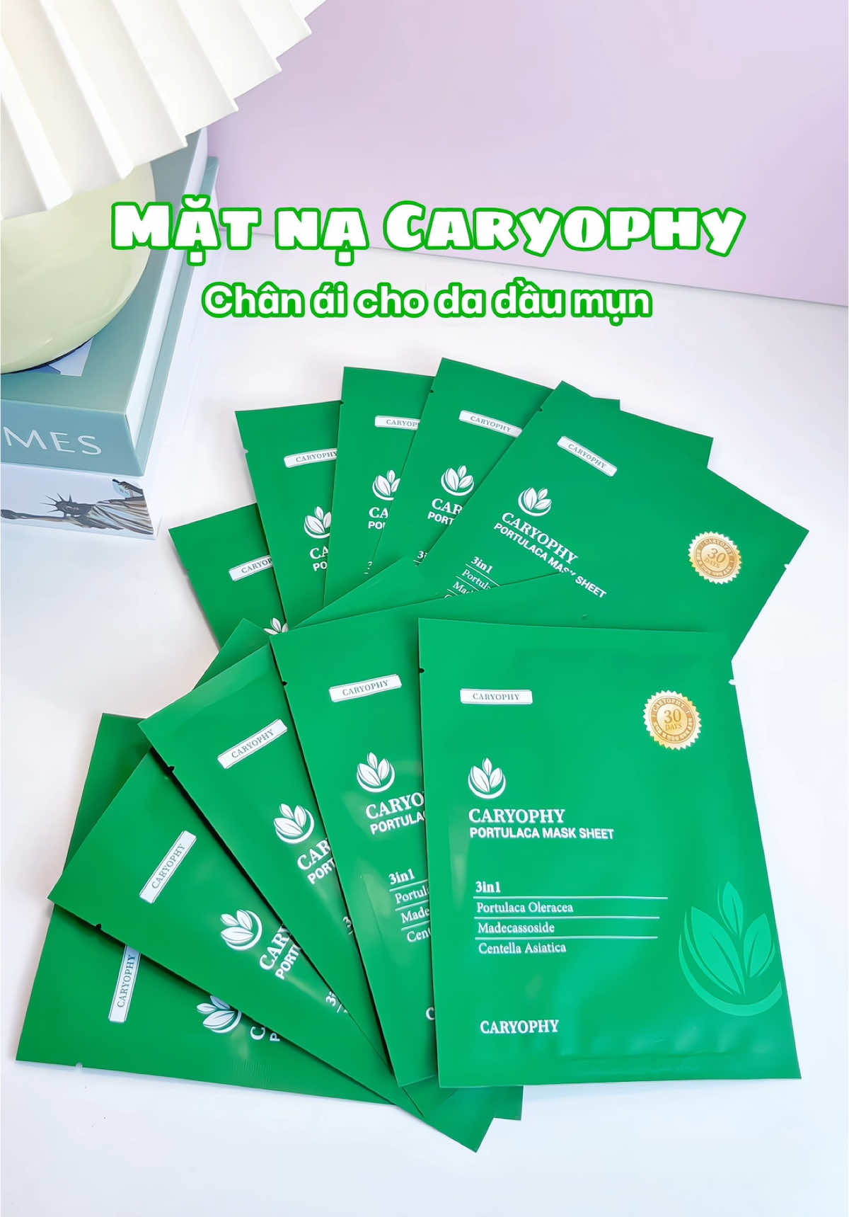 Mặt nạ Caryophy chân ái #matna #matnacaryophy #skincare #mask #unbox #xh #LearnOnTikTok #muataitiktok 