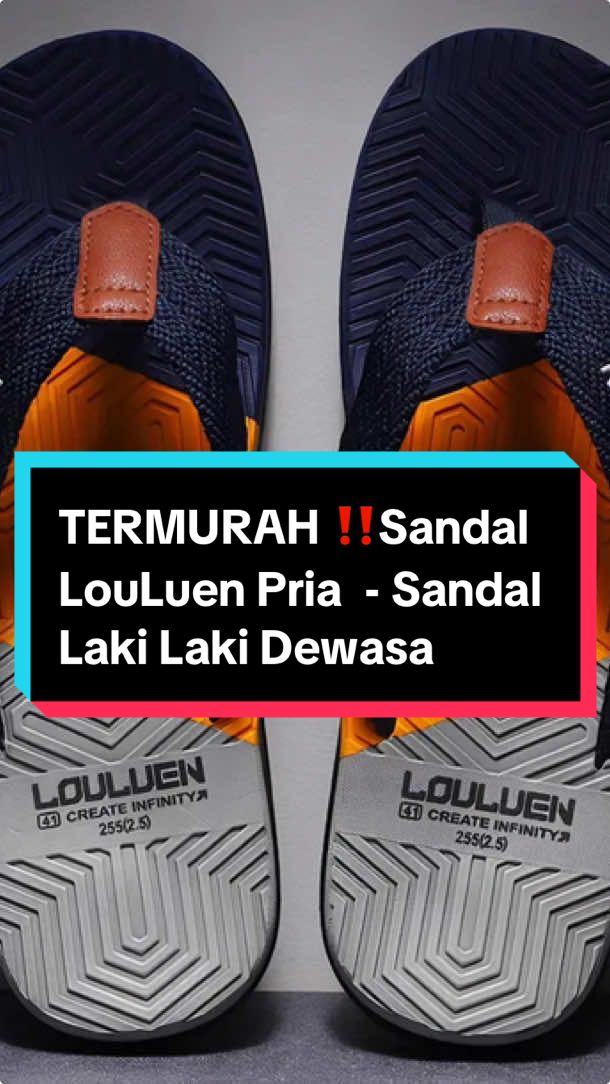 TERMURAH ‼️Sandal LouLuen Pria  - Sandal Laki Laki Dewasa #louluen #termurah #sandal #sandallakilaki #jjcapcut 