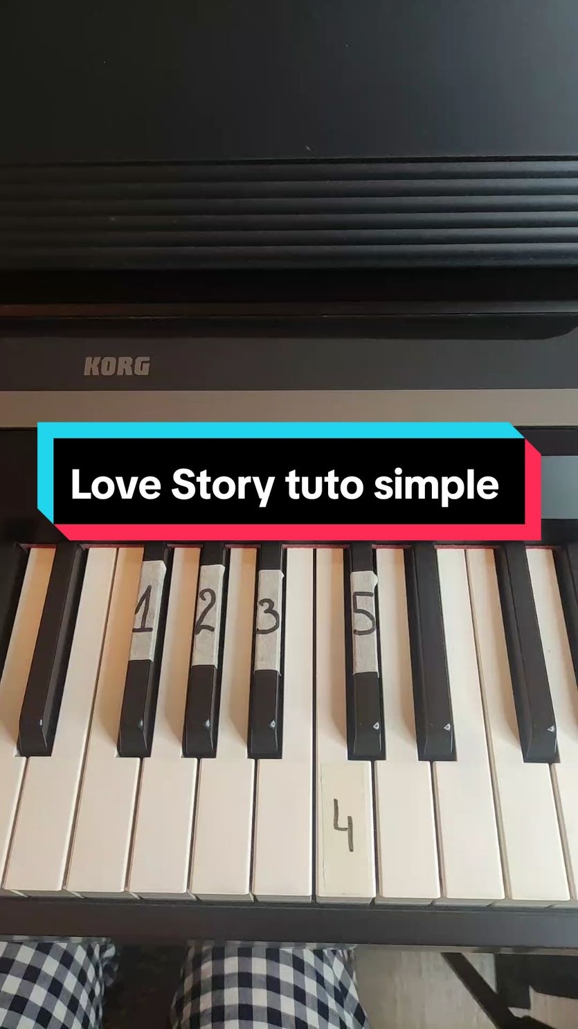 Love Story - Indila  Notes for the right hand : 1-Fa# / F# 2-Sol# / G# 3-La# / A# 4-Do4 C4 5-Do4# / C4# #music #instrumental #tutorial #pianolesson #fouryou #fypシ #fyp #piano #lovestoryindila #indila 