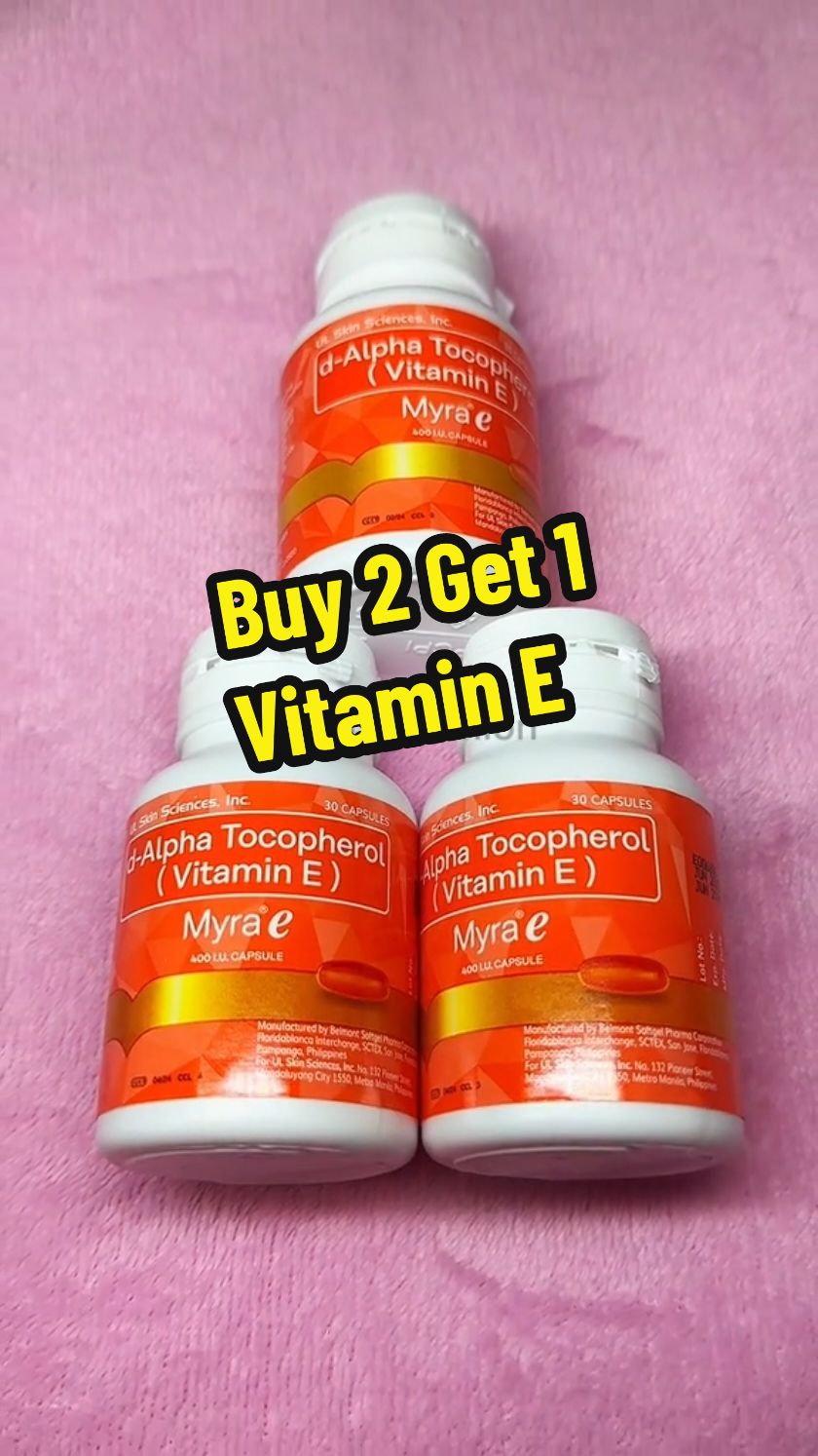 Laking Sale nito Guys! Buy 2 Get 1 na Myra E 100% Authentic Product and Legit Distributor. Vitamin E #Vitamin #MyraE #Sale #BigSale 