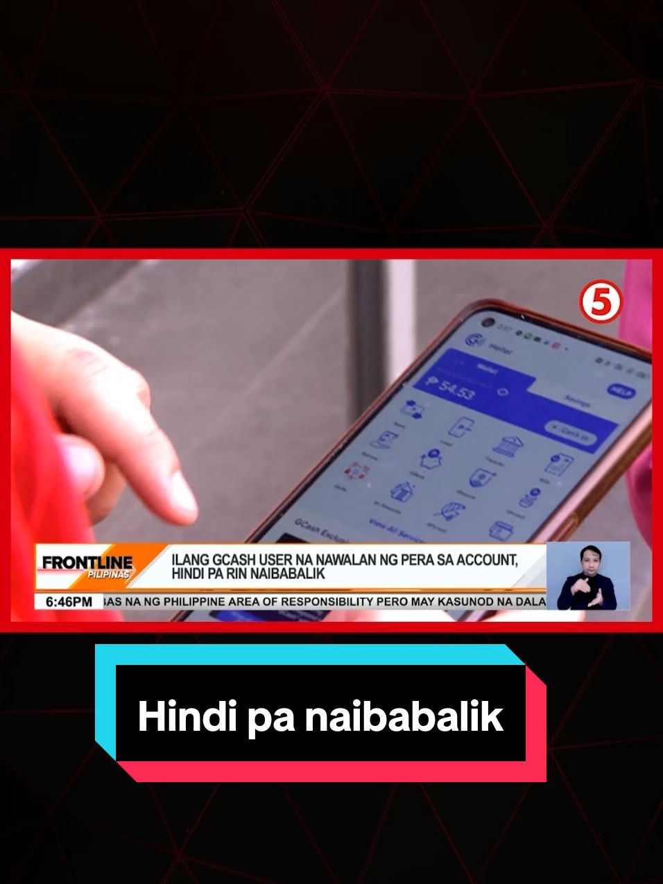 Nagrereklamo pa rin ang ilang GCash user na hindi pa rin naibabalik ang nawala nilang pera, kahit na sinabi ng e-wallet platform na naresolba na ang isyu. #News5 #FrontlinePilipinas #NewsPH #BreakingNewsPH 