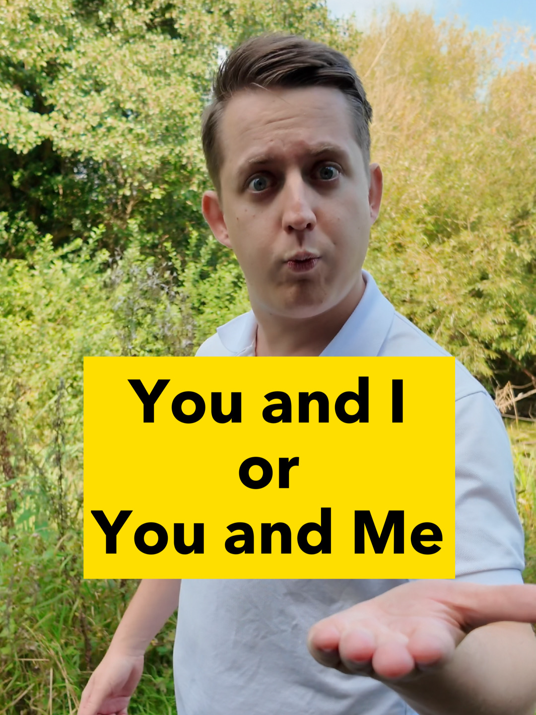 You and I or You and Me #you #I #me #english