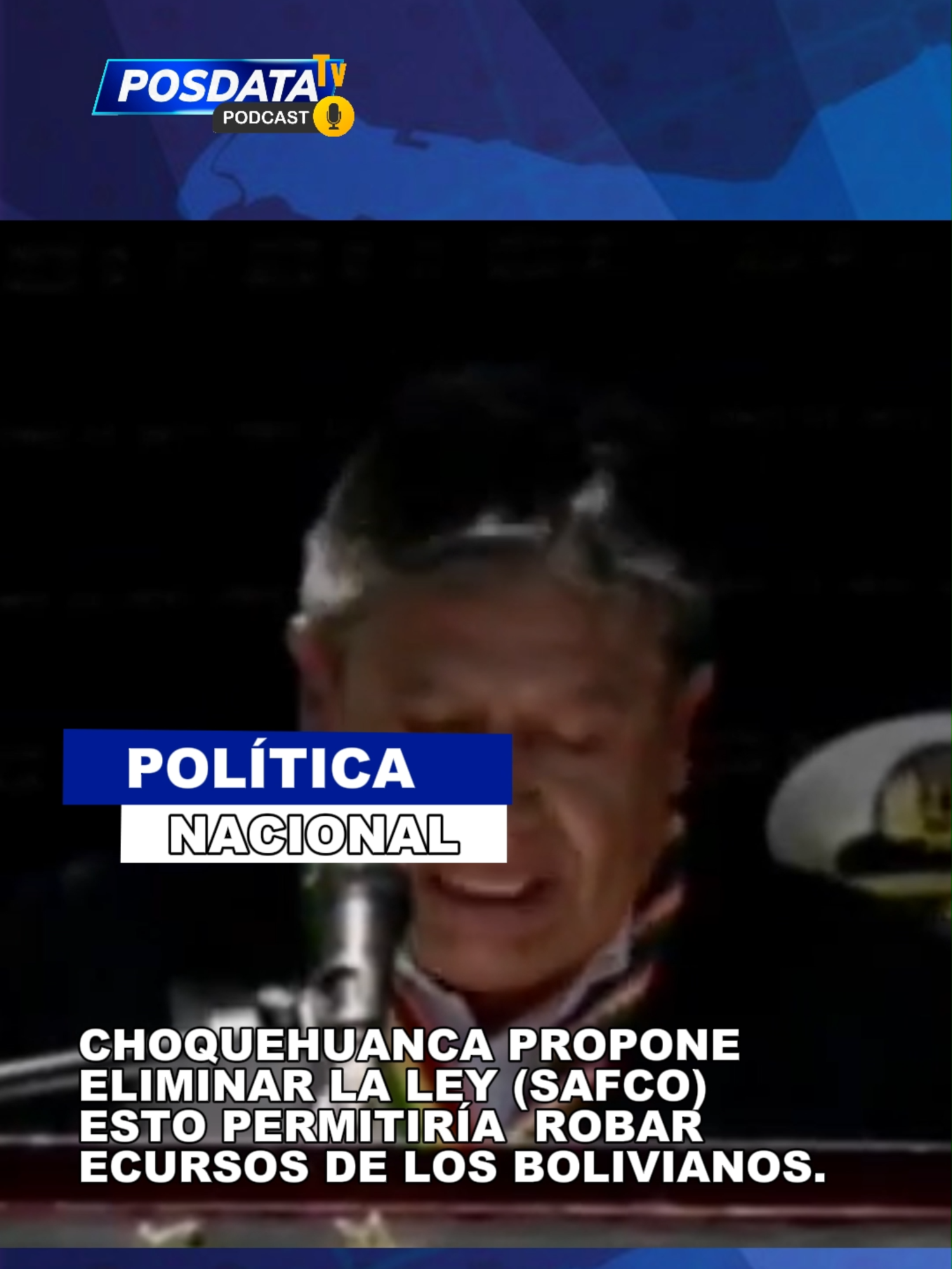 CHOQUEHUANCA PROPONE ELIMINAR LA LEY (SAFCO) ESTO PERMITIRÍA  ROBAR ECURSOS DE LOS BOLIVIANOS.