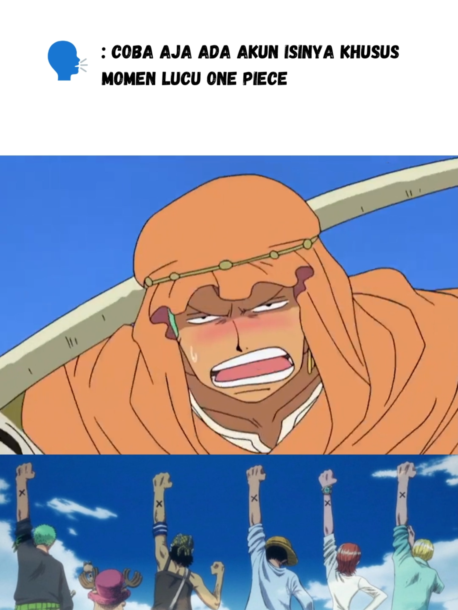 Zoro ga bisa diajak sandiwara... #onepiece #onepiecelucu #onepiecengakak #onepiecetiktok #anime