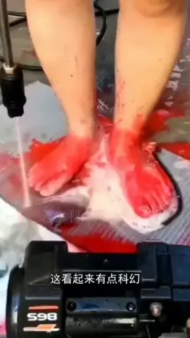 #CapCut #TikTok Old cow science, how powerful is water jet cutting?
