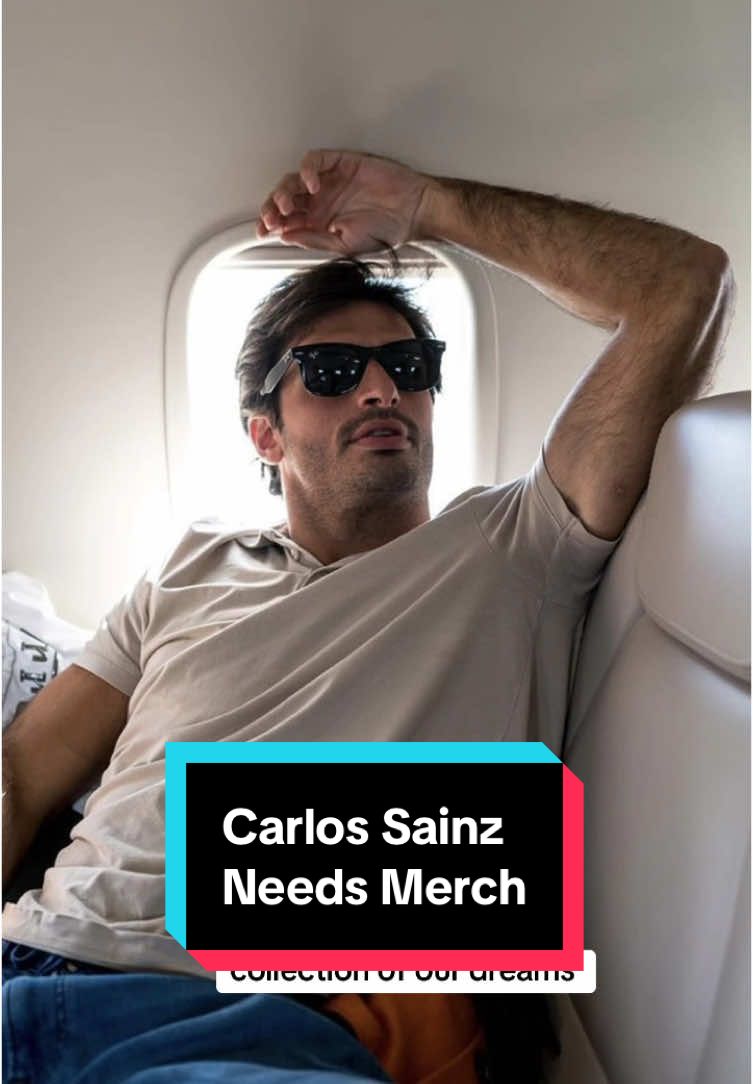 Carlos Sainz needs to plan for his future at Williams and that better include merch. #carlossainz #f1 @carlossainz55 