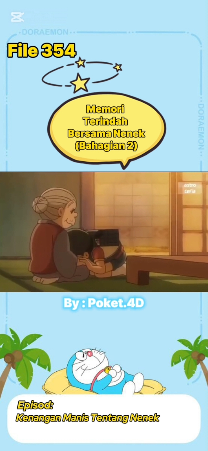 File 354-Memori Terindah Bersama Nenek (Bahagian 2) #doraemon #doraemonmalaysia #fujikoffujio #nobita 