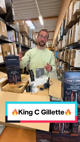 King C Gillette Rasierer🔥🪒#overstocks #rasierer #export #palette #kingcgilette 