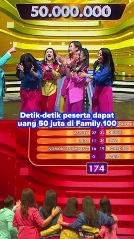 OMGG!! Congratulations WAPAN berhasil mendapat hadiah 50 JUTA!!!!🤑🤑✨ So proud of you guys, kerja sama tim yang luar biasa🥳 #fypシ #fypgakni #fypdong #foryoupage #irfanhakim #Family100 #Family100ID #FamilyFeud #FamilyFeudID #SurveiMembuktikan #viral #hits #50juta Peserta Family 100 dapat 50 JUTA