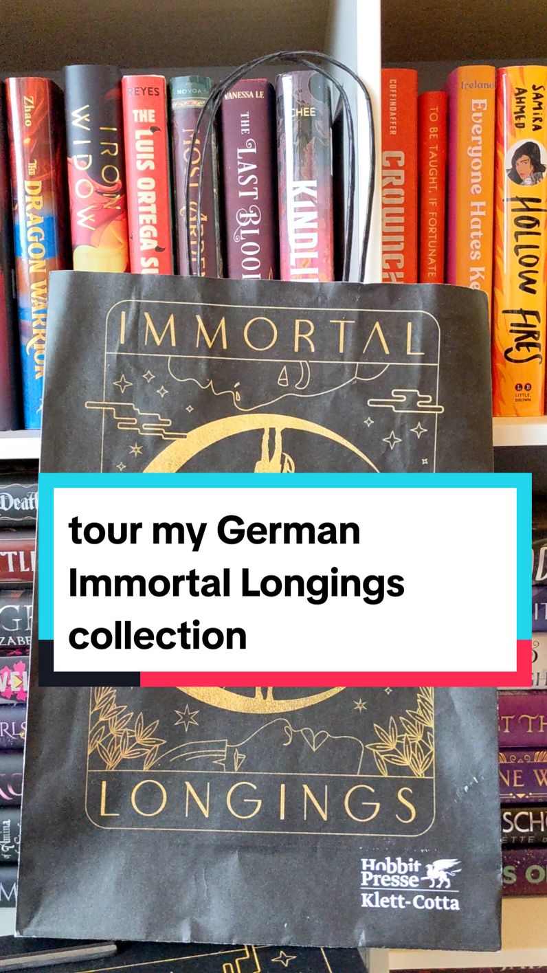 gotta catch em all am I right? thanks to @hobbitpresse for the giveaway which can join my @Chloe Gong collection #BookTok #immortallongings #chloegong #sffbooktok 