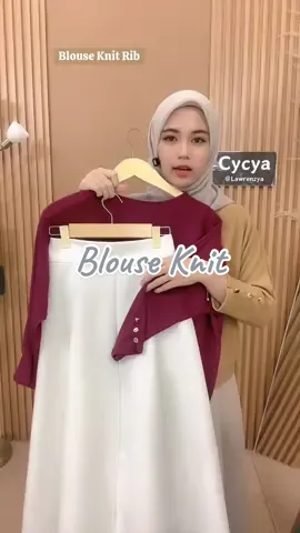 Blouse Knit #blousewanita #blousecantik #bajuwanita #blousebatwing 