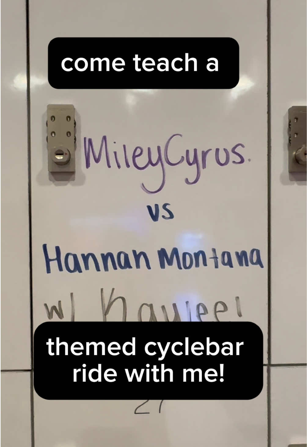 its been awhile since i posted a little pre cyclebar class mini vlog !! come along with me for my miley vs hannah theme ride from last week🤩 #Vlog #minivlog #cyclebar #indoorcycling #cyclebarinstructor #indoorcyclinginstructor 