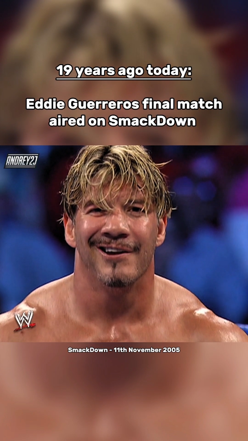 enjoy Eddies last match 🕊️ #WWE #eddieguerrero #smackdown #lastmatch #mrkennedy 