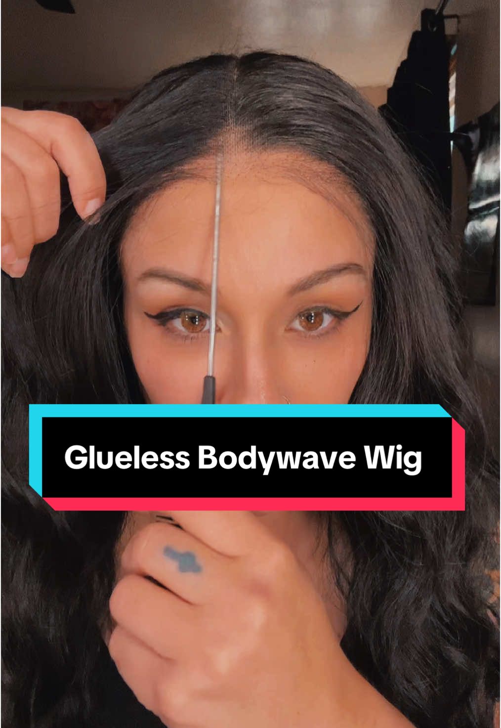 Just put on and go! Pre cut, very high quality wig, brings wig cap and adjustable band in the back! #fyp #cybermonday #tiktokshopbestwigs #gluelesswigs #wigsontiktokshop #wiginstall #highqualitywigs #howtoputonawigforbeginners #beginnerfriendlywigs #trending #syntheticwig 