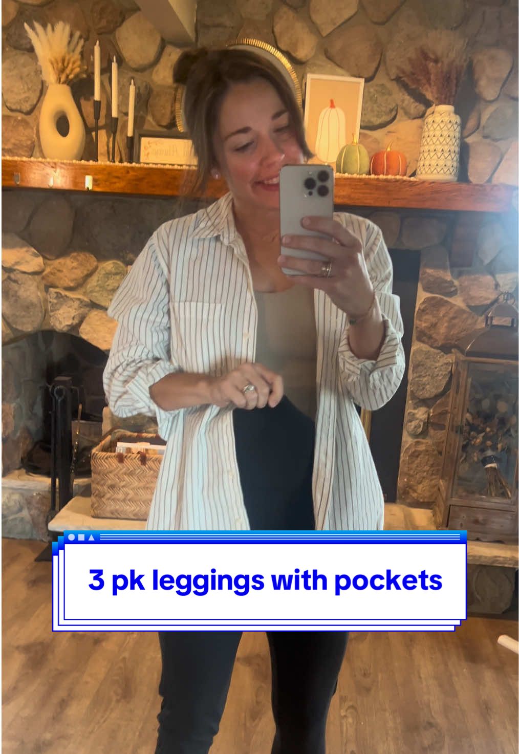 Been needing new leggings for wayyy to long. Got real lucky with a win on these ones!! Legit exactly what I was looking for. So soft, mid waist, pockets-perfection! Comes in a 3 pack! #leggings #leggingsoftiktok #leggingsoutfit #pocketlegging #softleggings #fashion #comfylooks #momlife #OOTD #tiktokshop #tiktokshopblackfriday 