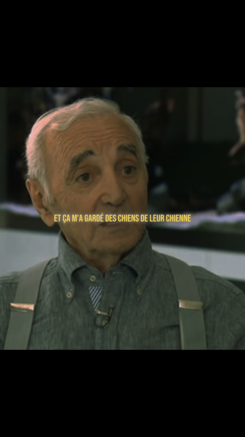 interview Charles Aznavour/comme ils disent - Charles Aznavour #pourtoi #speedup #aznavour 