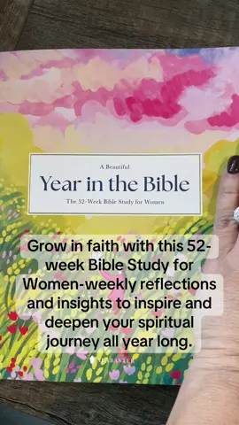 Embark on a year of spiritual growth-with suggested readings for each day of thw week, spanning the various biblical literary genres!#yearinthebible #womendevotional @Alabaster Co 
