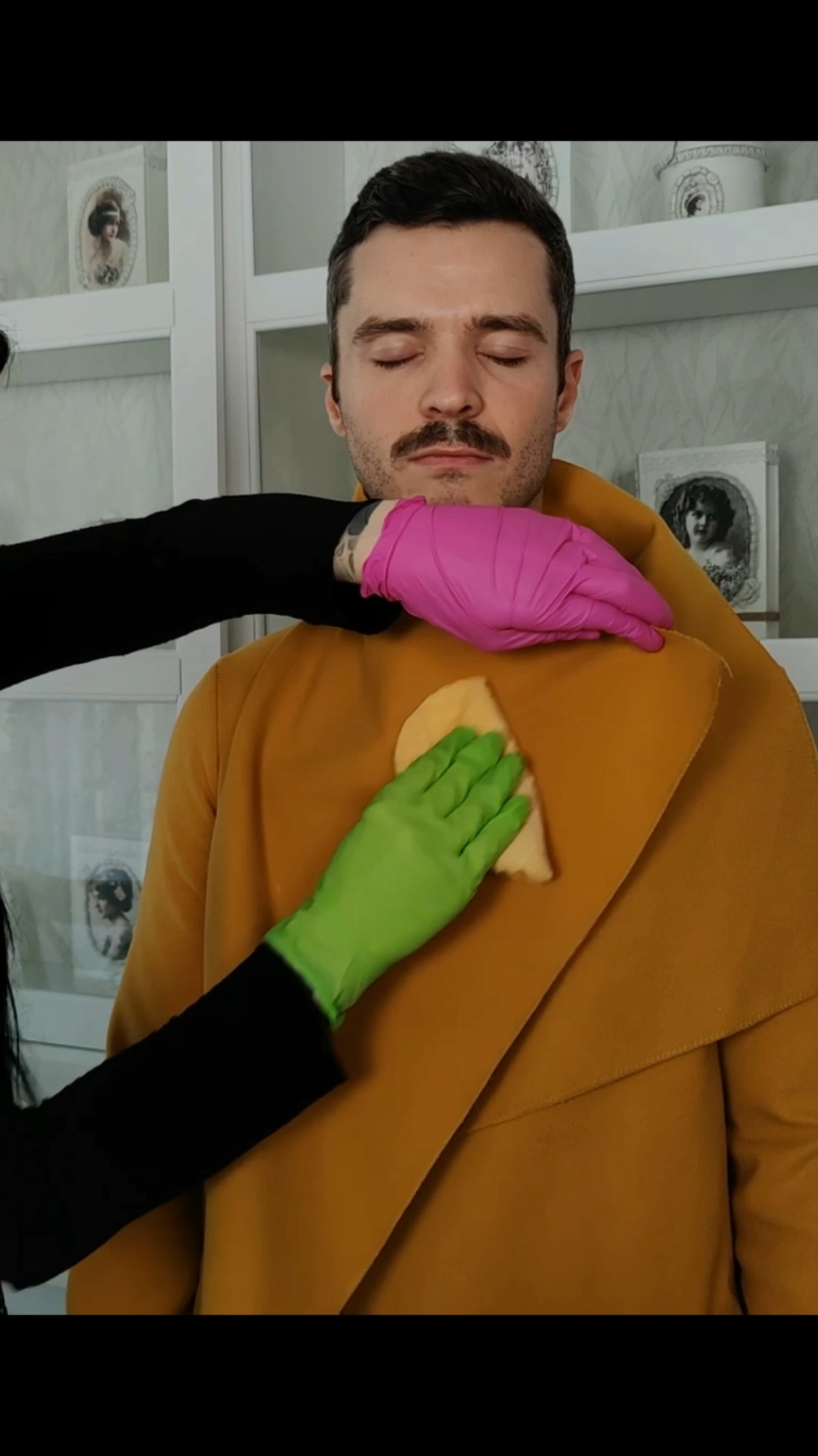 Detailed coat cleaning #asmr #femaleasmr #cleaning #coat #asmrroleplay #clean #coats 