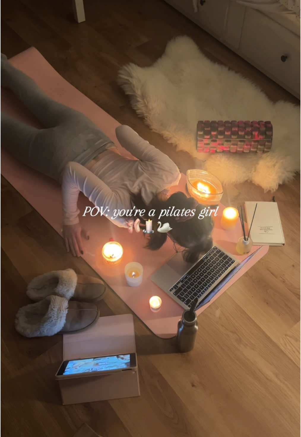 pilates girls rise up🥹🩰💌 #pilates #aesthetic #pilatesworkout #pinkpilatesprincess #cleangirl #coquette #SelfCare #nightroutine #cozylittlechristmas #pilatesgirl #relaxation #winterarc 