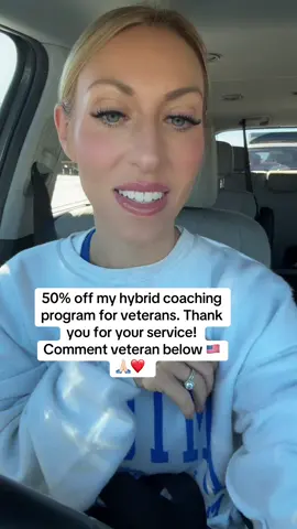 50% off my hybrid coaching for veterans. Happy Veterans Day, and thank you so much for your service! Comment veteran below! #VeteransDay #Veteran #Love #Relationships #AttachmentStyle #FYP #ForYouPage