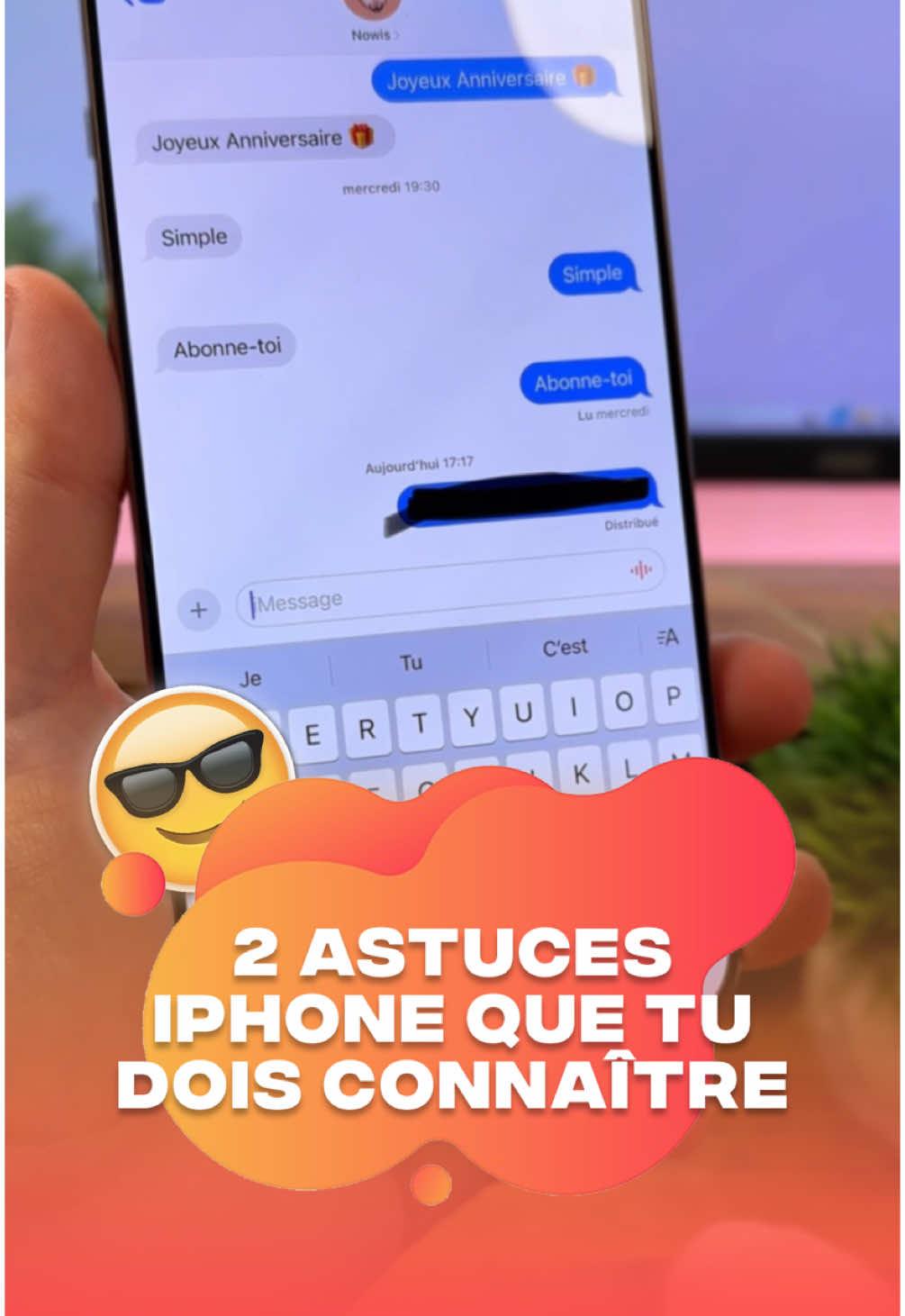 Découvre 2 nouvelles astuces sur ton iPhone qui vont clairement te faire kiffer, surtout la dernière qui va te permettre de découvrir beaucoup de choses … 🤯 #iphone #astuce #ios #apple #iphonetricks #tech #tuto 