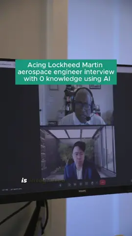 From Locked in to Lockheed 🤔 #lockheedmartin #aerospace #engineer #jobinterview #interviewquestions  #jobseekers #ai #hacks #lockedinai #fyp #trending 