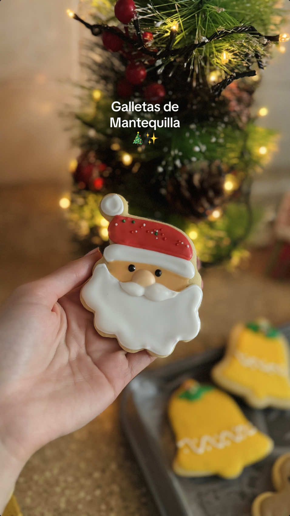 Receta de las galletas de mantequilla mas bonitas 🎄✨ #galletasdemantequilla #navidad 