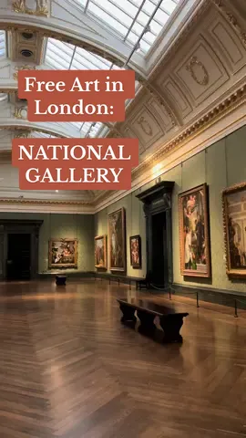 Free Art in London pt. 2 | The National Gallery in London in free to visit and holds some of the most important masterpieces in Western art history ✨ #nationalgallery #freeartinlondon 
