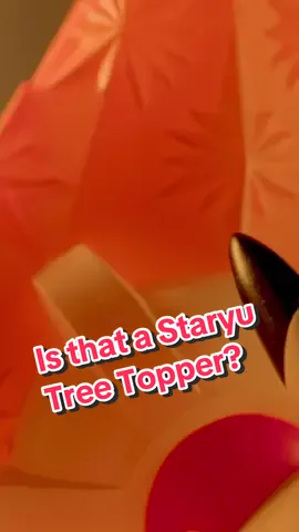 Is that a Staryu Tree Topper? 👀🌟 #Pokemon #PokemonCenter 