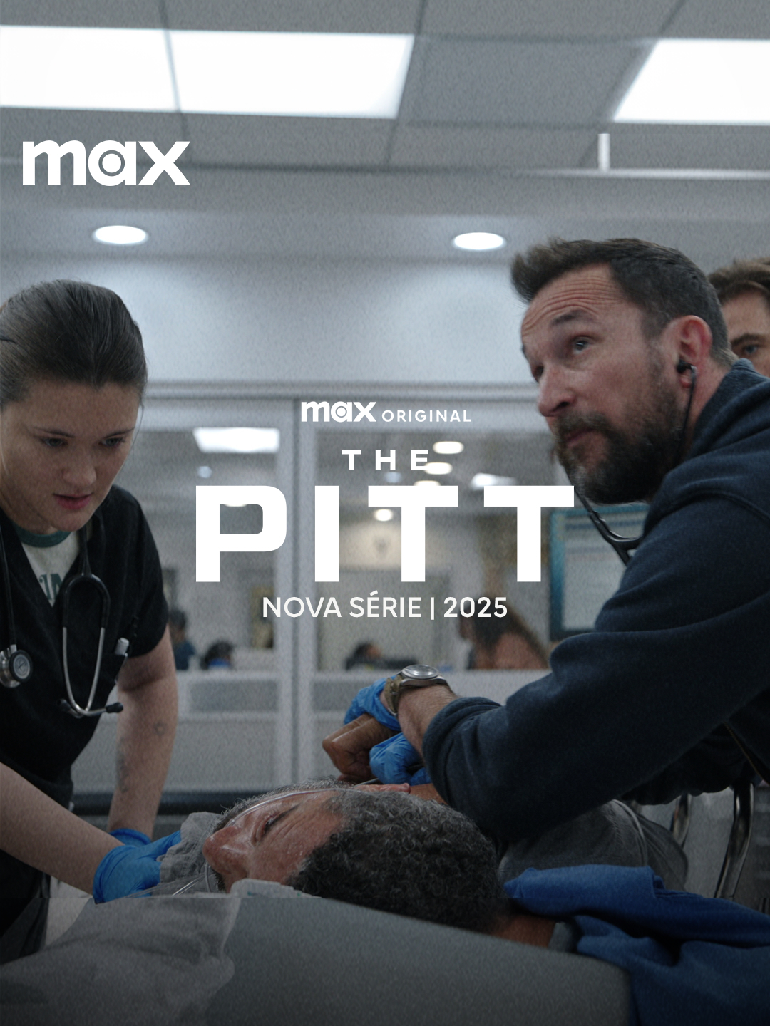 Bem-vindos ao Pitt. #ThePitt, nova série Max Original chega na Max em 2025, com o Produtor Executivo John Wells e estrelando Noah Wyle.