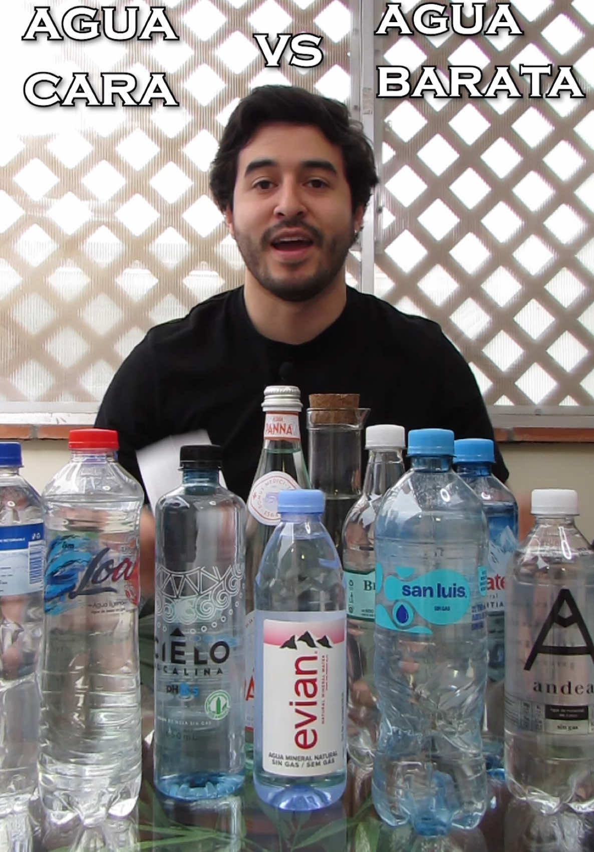 Probando todas las aguas del supermercado!  #agua #probandoproductos #tastetest #probandoaguas 